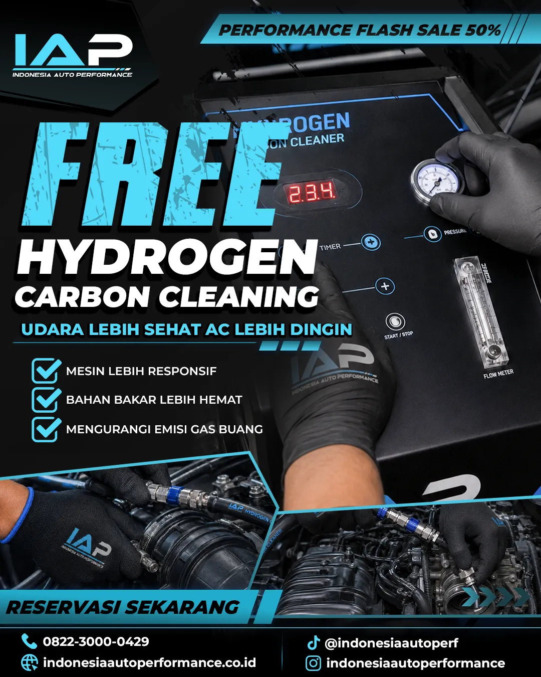 FREE HYDROGEN CARBON CLEANING