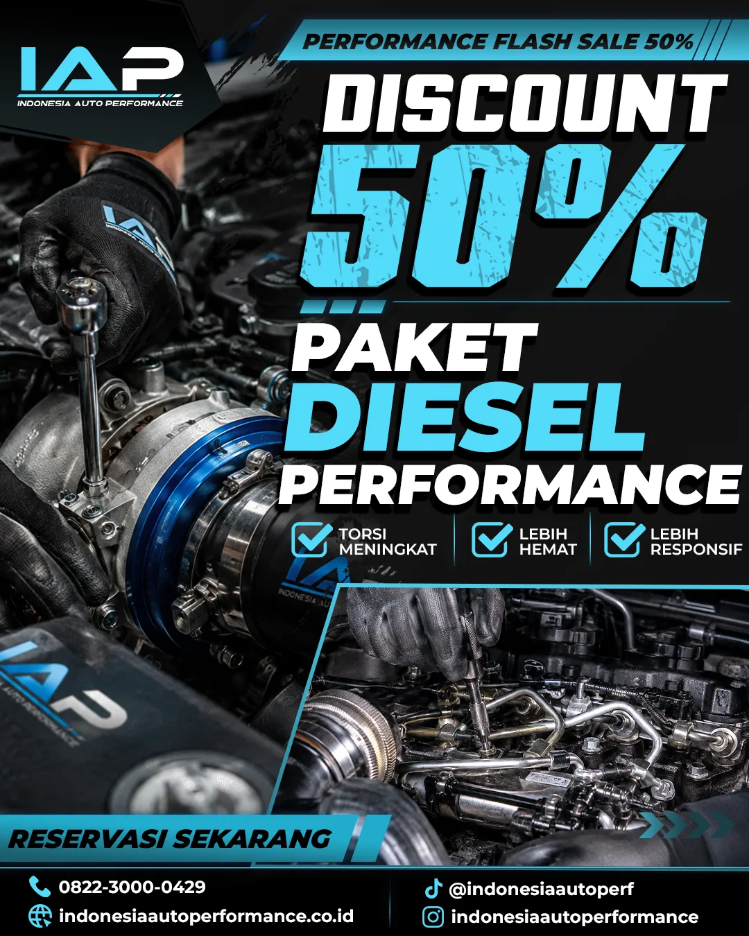 DISCOUNT 50% PAKET DIESEL PERFORMANCE