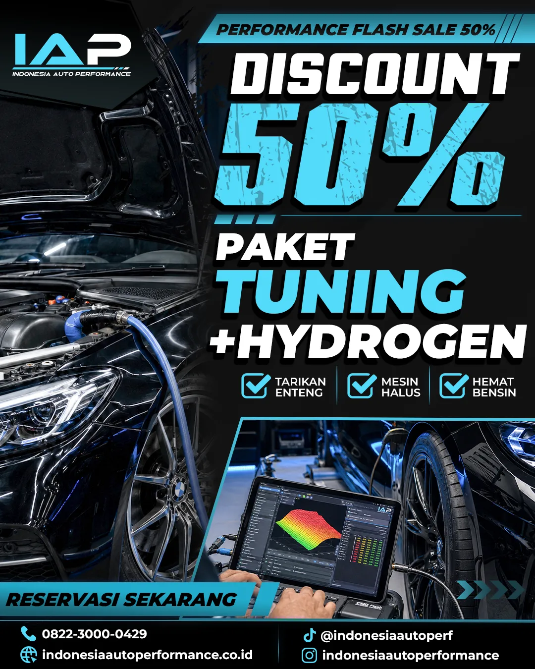 DISCOUNT 50% PAKET TUNING + HYDROGEN