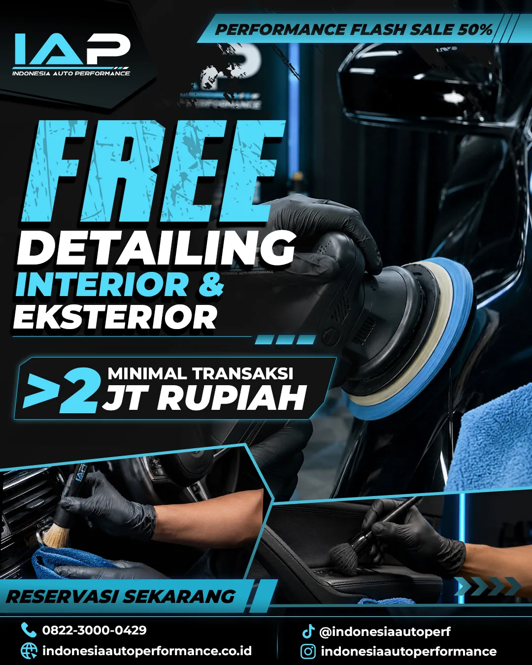 FREE DETAILING INTERIOR & EKSTERIOR