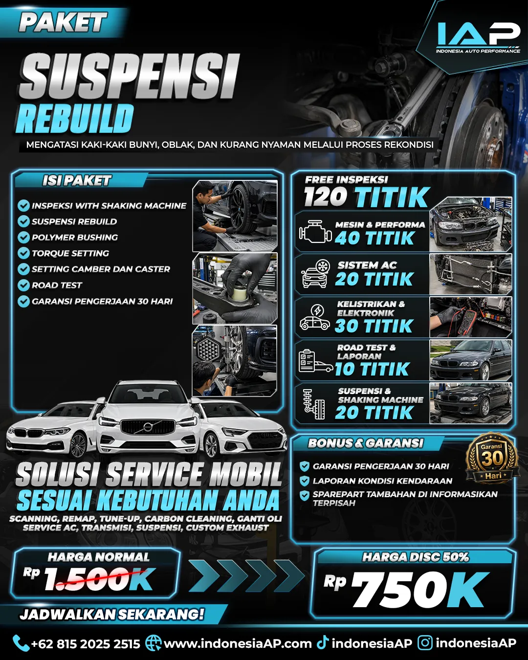 PAKET TUNE UP MESIN BENSIN KOMPLIT