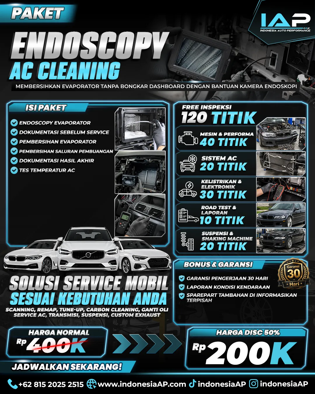 PAKET ENDOSCOPY AC CLEANING