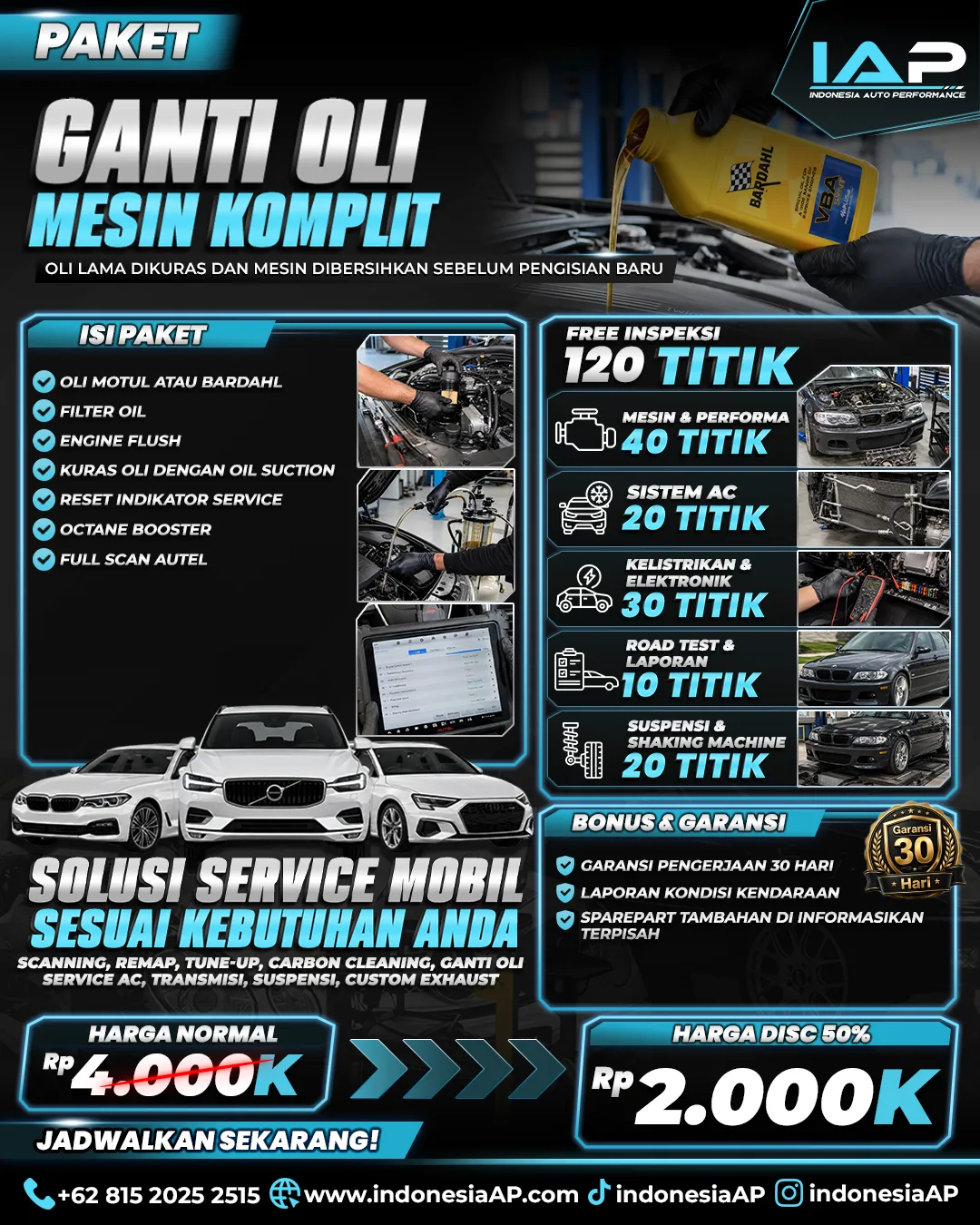 PAKET HYDROGEN CARBON CLEANING